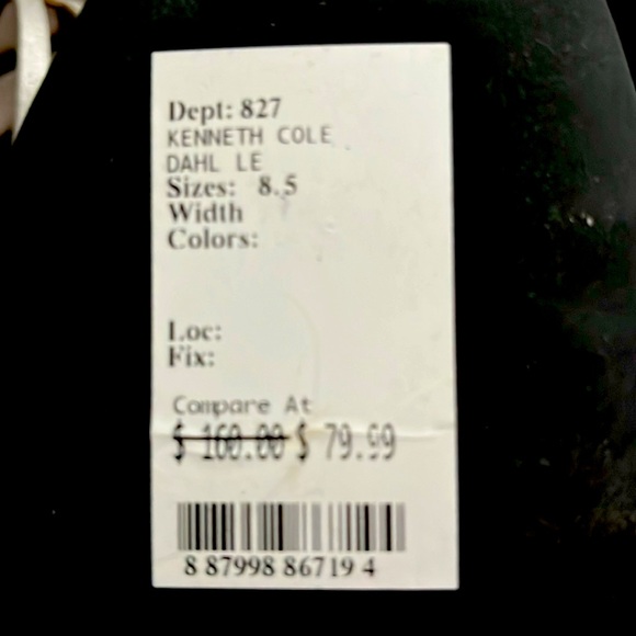 NIB NWT Kenneth Cole Dahl silver cage heel 8.5 leather - party ready! - Picture 3 of 3